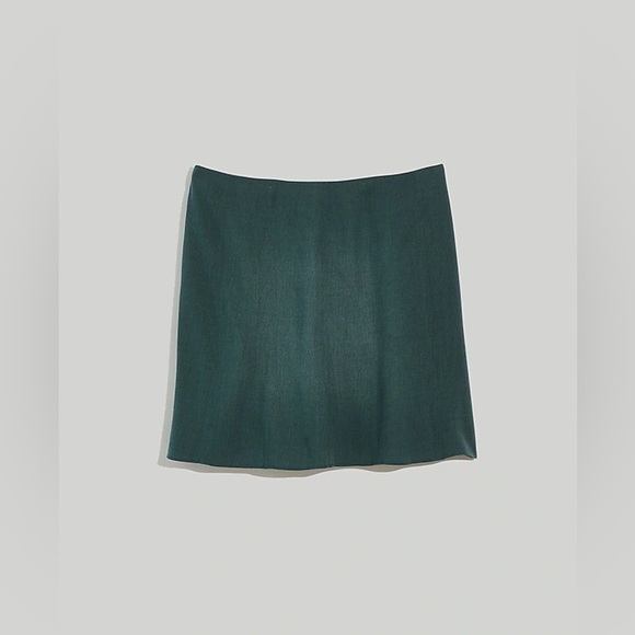 Nwt Madewell Plus Side-Zip Mini Skirt - Picture 1 of 8